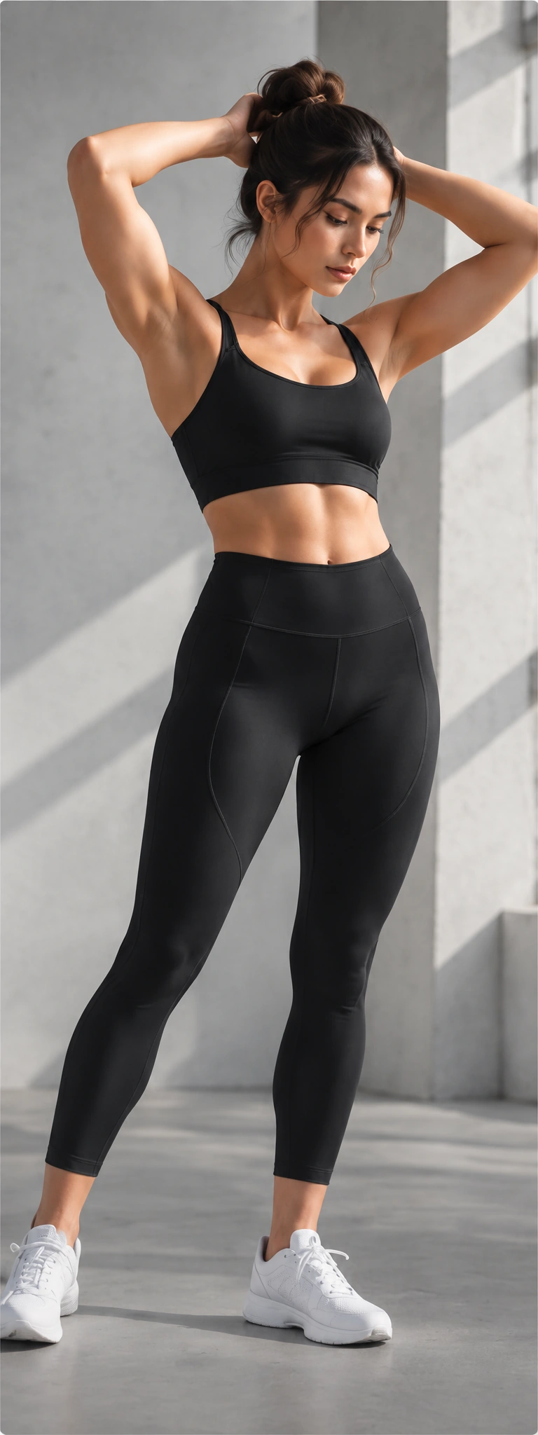 Women's activewear including leggings and training apparel