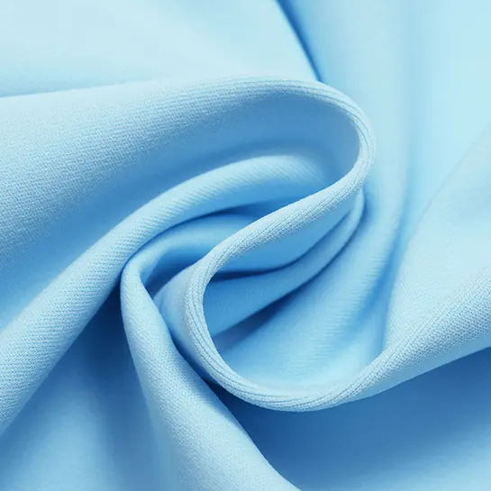Close-up of the light blue fabric texture on YEEGEM YGBX4506
