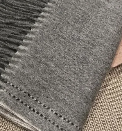 Fringed scarf — Folded & fringe reference