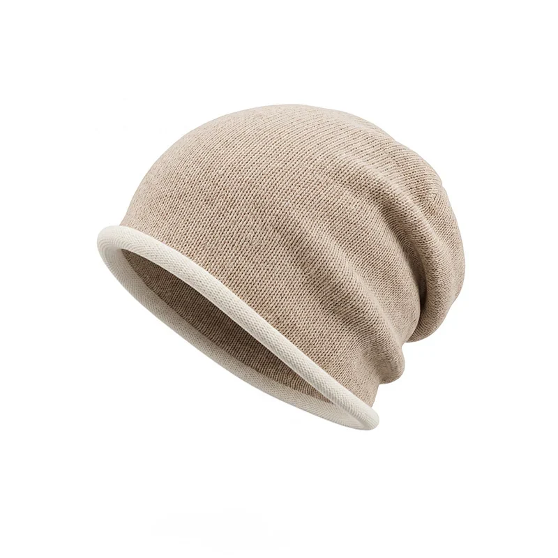 Slouch knit beanie — Color reference · Oat