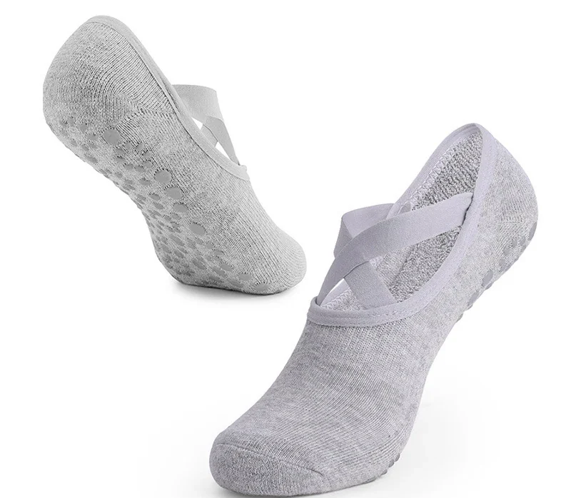 Cross-strap studio socks — Color reference · Gray