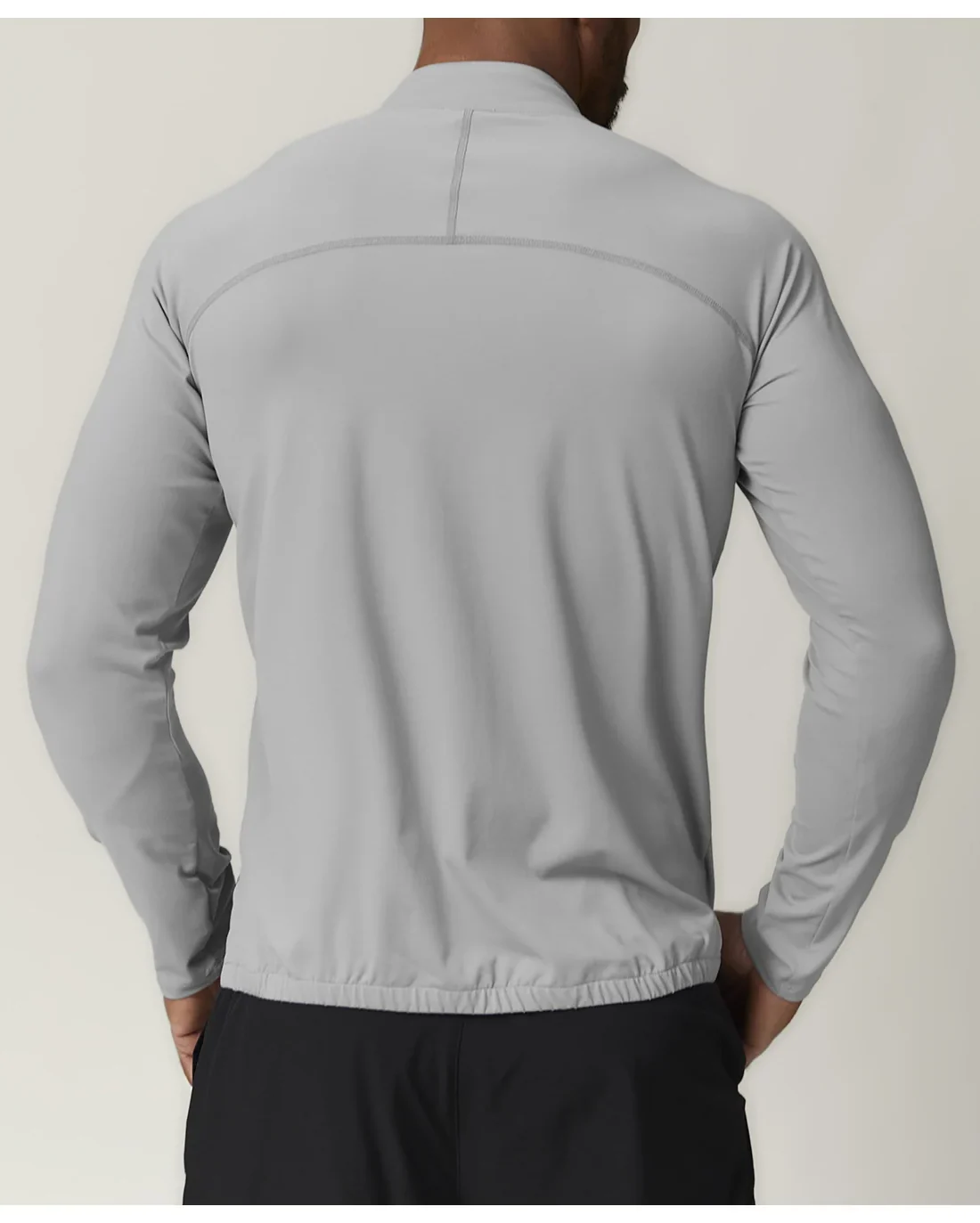 Stand-collar training jacket — Back reference