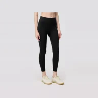 YEEGEM YGCK16 supportive high-waist training leggings, black front
