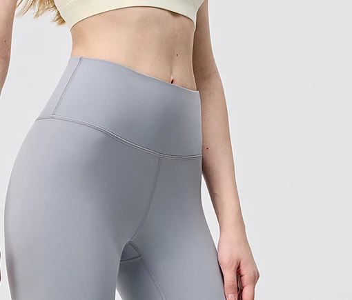 YEEGEM YGCK16 supportive high-waist training leggings, waistband construction