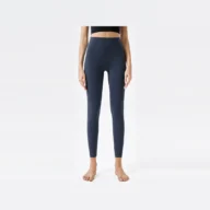 YEEGEM YGCK219 soft-touch high-waist yoga leggings, navy front