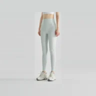 YEEGEM YGCK219 soft-touch high-waist yoga leggings, pale mint front