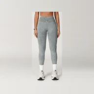 YEEGEM YGCK5064 washed seamless sculpting leggings, light gray front