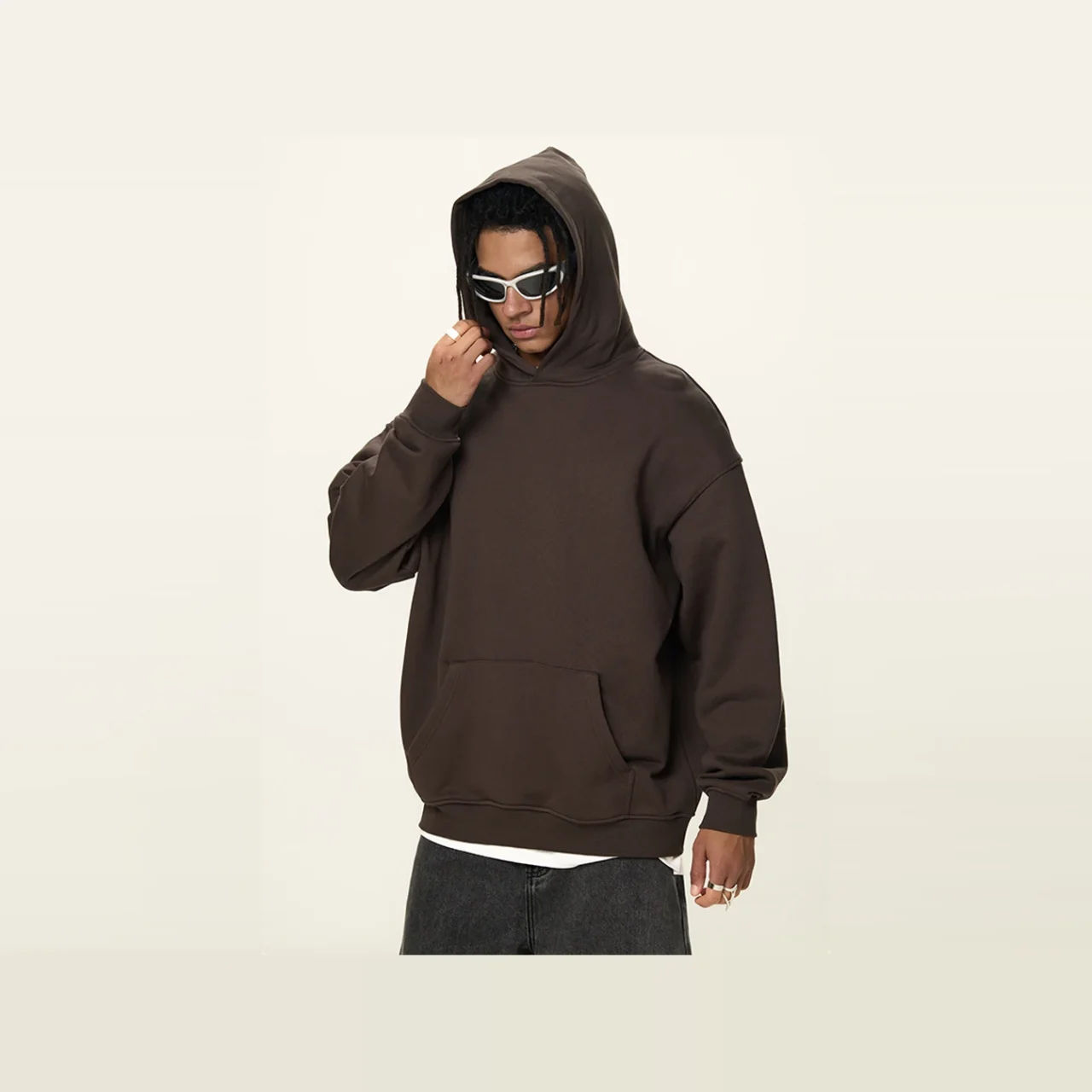 YEEGEM YGDY070 coffee brown front