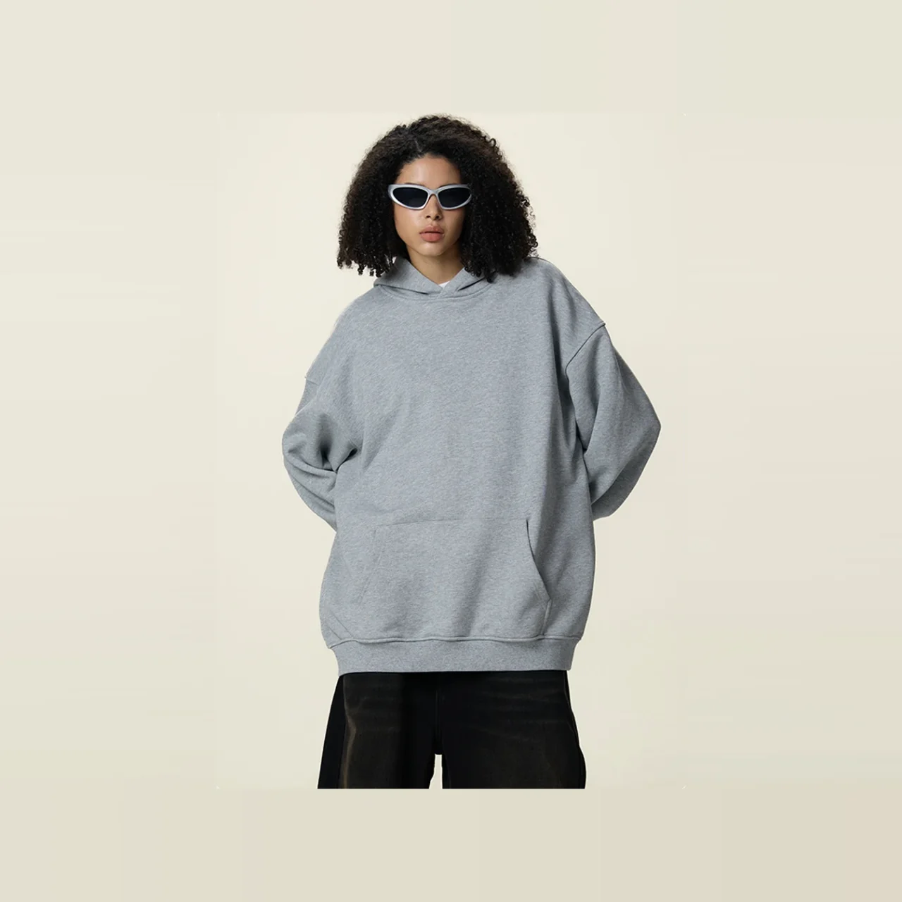YEEGEM YGDY070 heather gray front