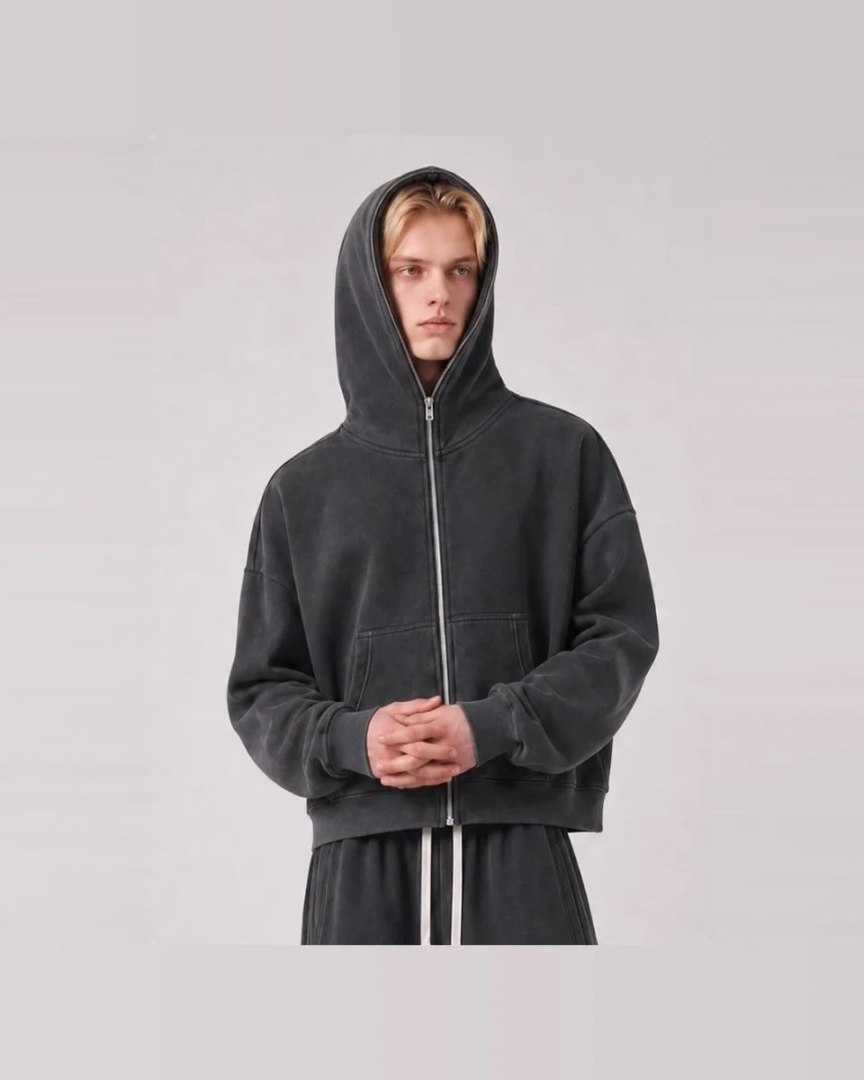 YEEGEM YGL945 washed black front