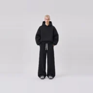 YEEGEM YGM8317 / YGK7317 black front — coordinated set