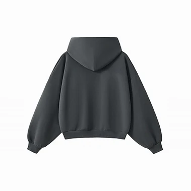 YEEGEM YGM8317 / YGK7317 dark gray back — hoodie component