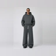 YEEGEM YGM8317 / YGK7317 dark gray front — coordinated set