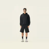 YEEGEM YGM8319 / YGDK031 black front — coordinated set