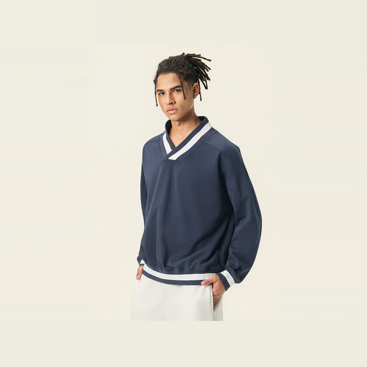 YEEGEM YGY6313 navy angled front